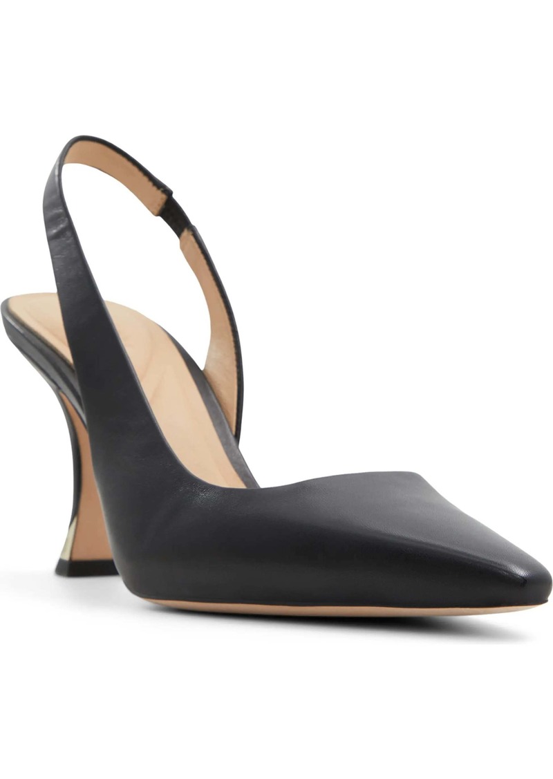 Ted Baker Women's Ari Leather Slingback Pointed Toe Pumps, Black