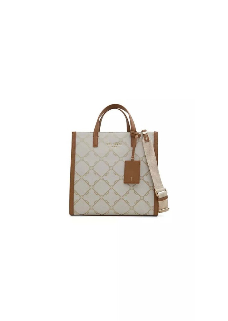 Ted Baker Women's Flo Beige Logo Tote Handbag