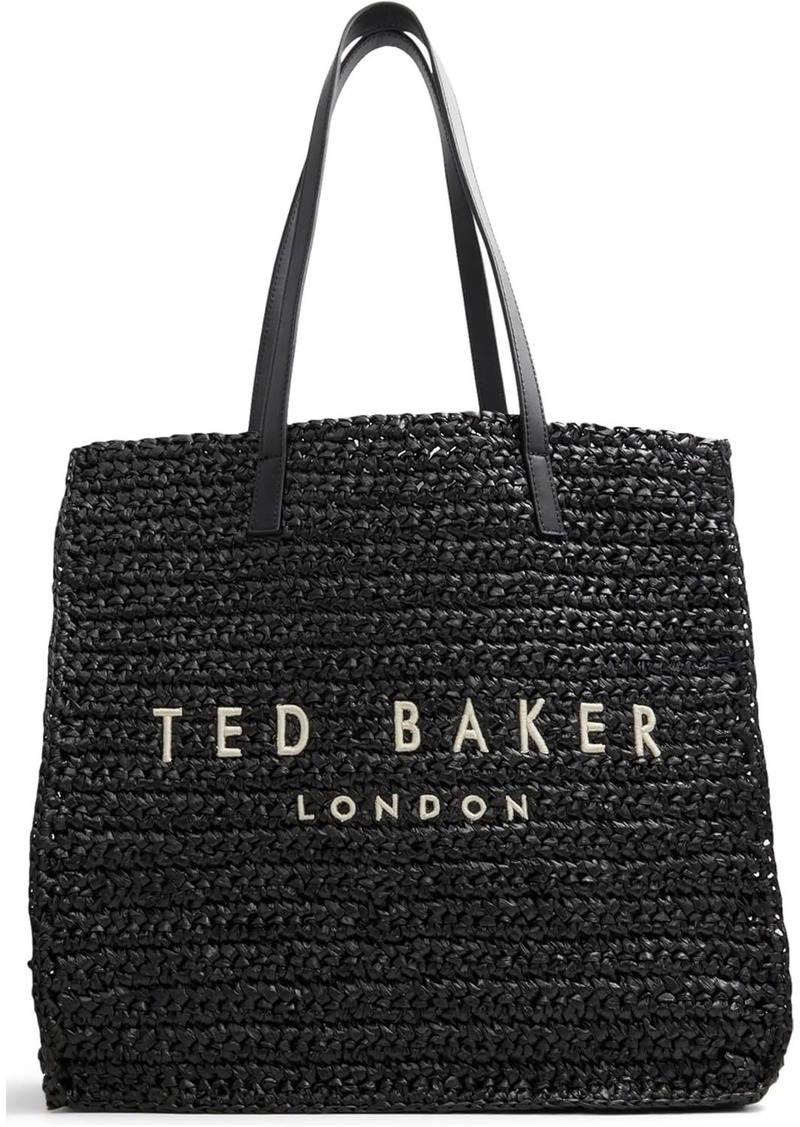 Ted Baker Women's Skye Raffia Tote Handbag, Other Black