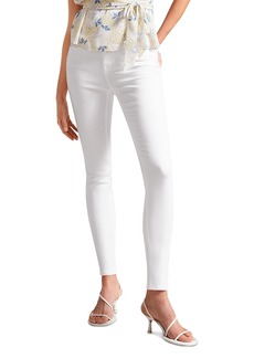 Ted Baker Ziarah Mid Rise Skinny Jeans in White