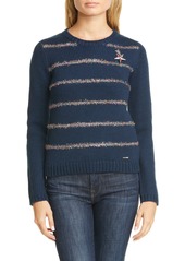 Ted Baker Tintor Color by Numbers Tinsel Stripe Sweater