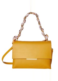 Ted Baker Women'S Evangli Leather Shoulder Bag in Yellow
