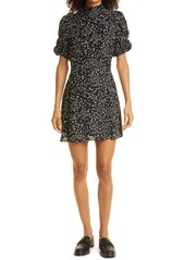 Ted Baker London Ray Abstract Print Dress in Black at Nordstrom