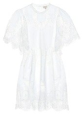 Temperley Judy embroidered lace minidress