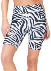 Terez Zebra-Print Bike Shorts