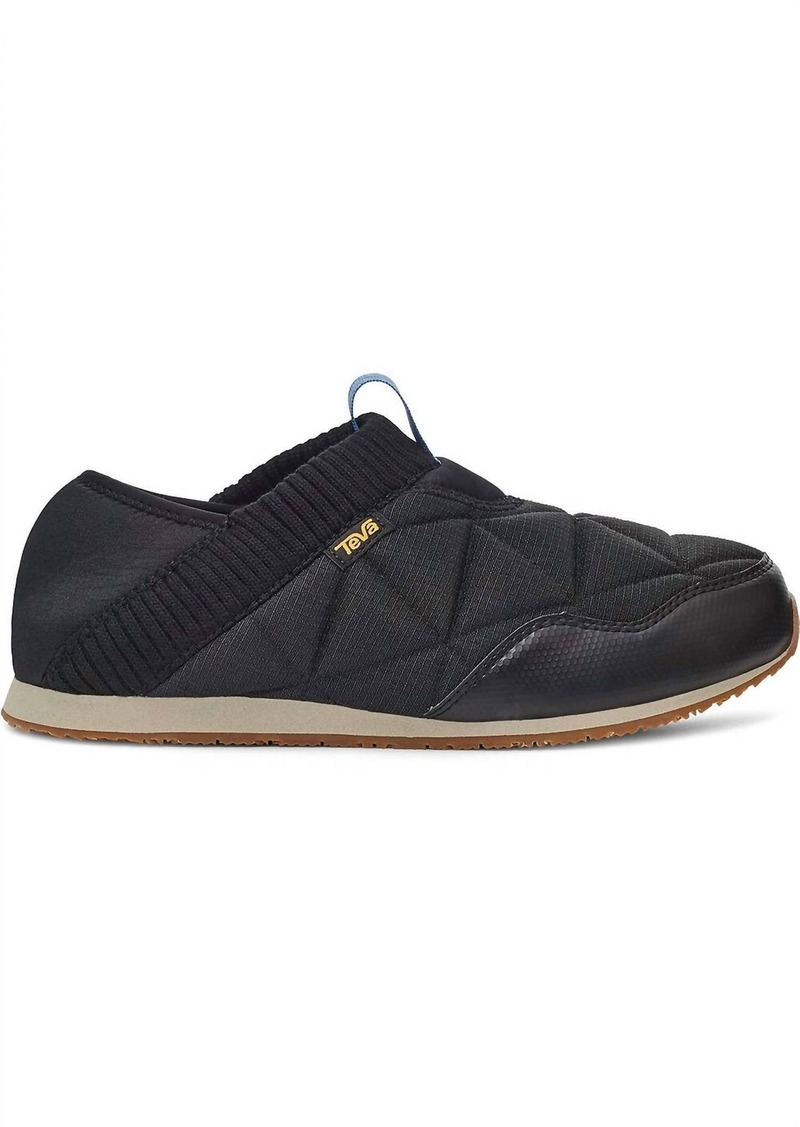 Teva Men's Re-Ember Moc Sneaker In Black/plaza Taupe