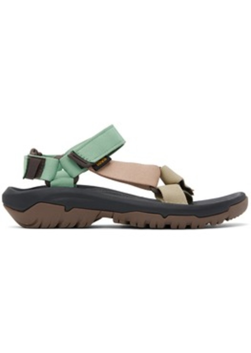 Teva Beige & Green Hurricane XLT2 Sandals