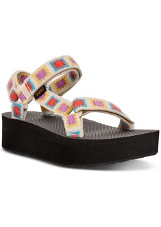 Teva Flatform Universal Crocheted Sandals - Explore