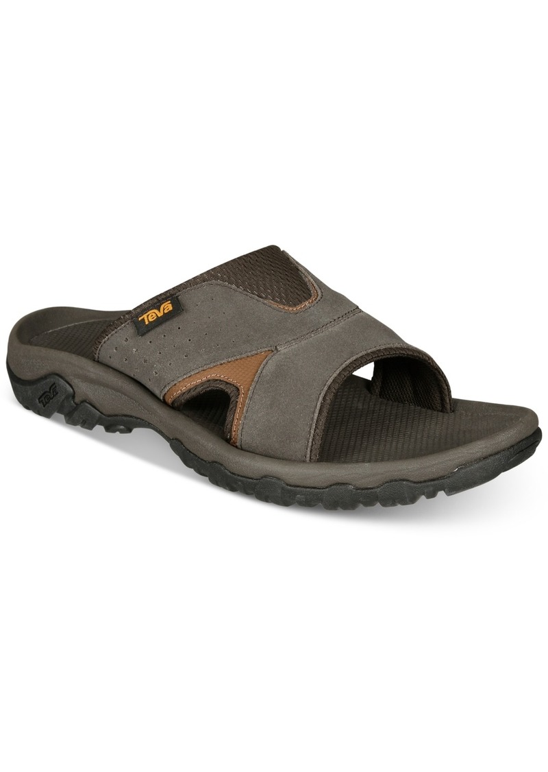 Teva Men's Katavi 2 Water-Resistant Slide Sandals - Dark Taupe