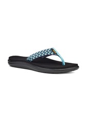 Teva Voya Flip Flop in Paint Tracks Blue at Nordstrom Rack