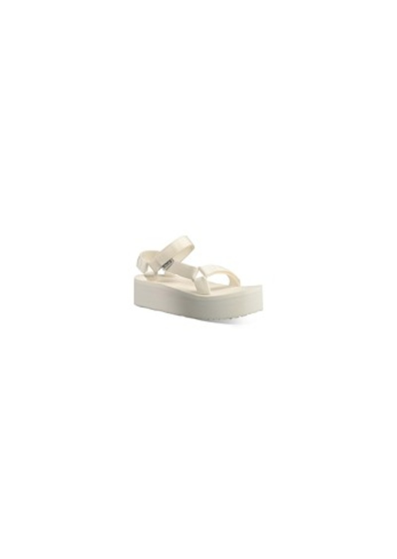 Teva Women's Flatform Universal Sandals - Bright White