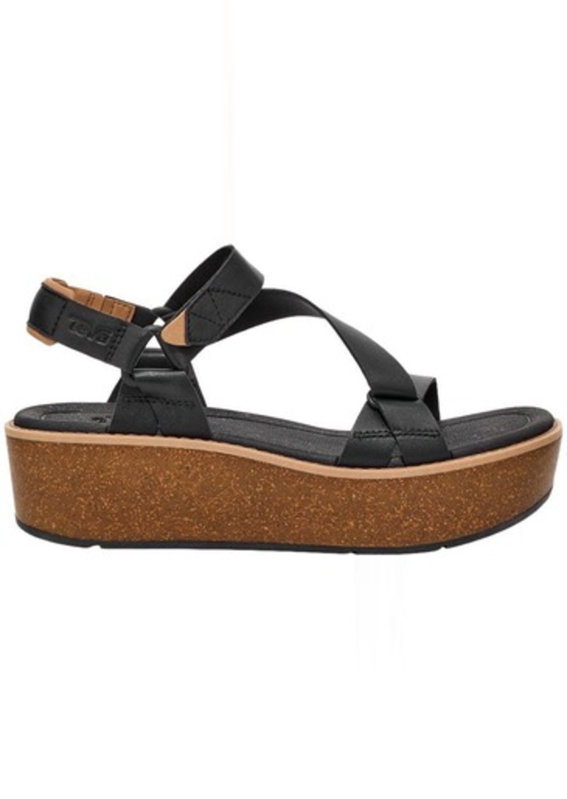 Teva Women's Madera Wedge Sandals, Size 6.5, Black