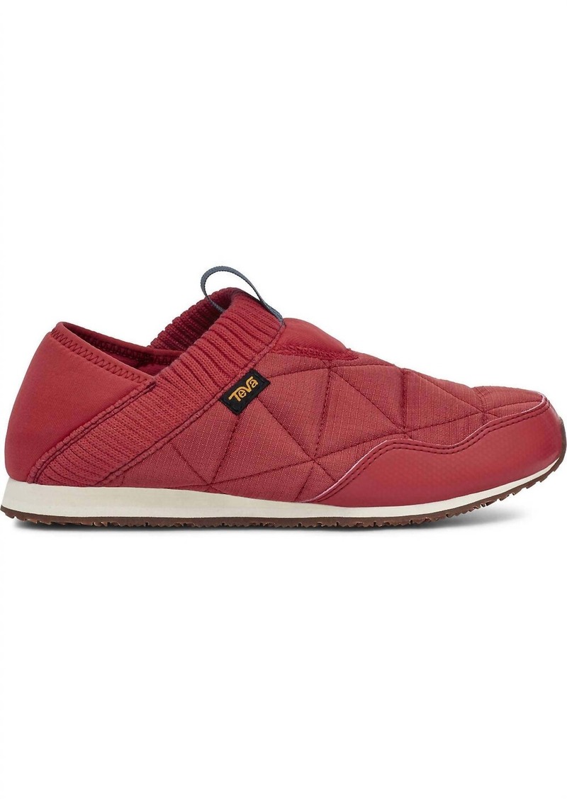 Teva Women's Re-Ember Moccasin In Cranberry