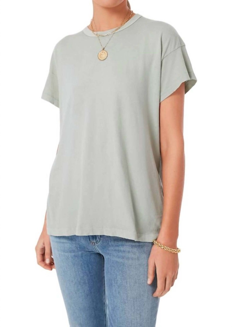 The Great Boxy Crew Tee Top In Seafoam