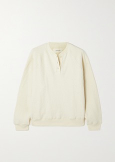 The Great The Fleece Cotton-blend Sweatshirt