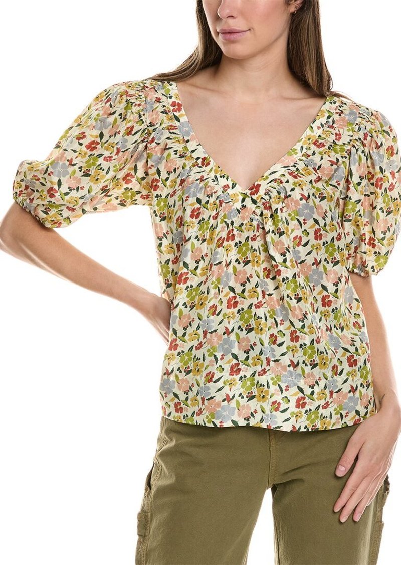 THE GREAT The Bungalow Silk Top