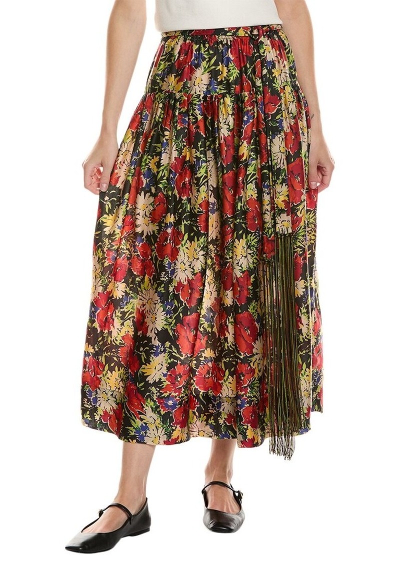 THE GREAT The Highland Maxi Skirt