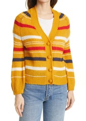 THE GREAT. The Sailing Stripe Cardigan