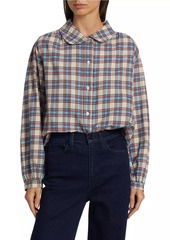 The Great The Tableau Plaid Top