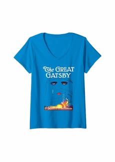 Womens The Great Gatsby V-Neck T-Shirt