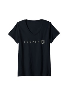 Womens The Great Loop Looper Boating Fishing Sailing United States V-Neck T-Shirt