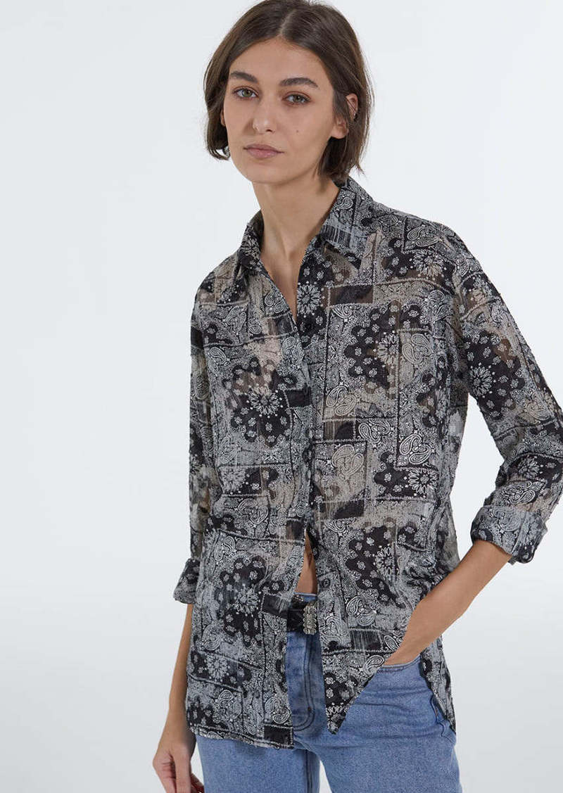 The Kooples Bandana Print Shirt