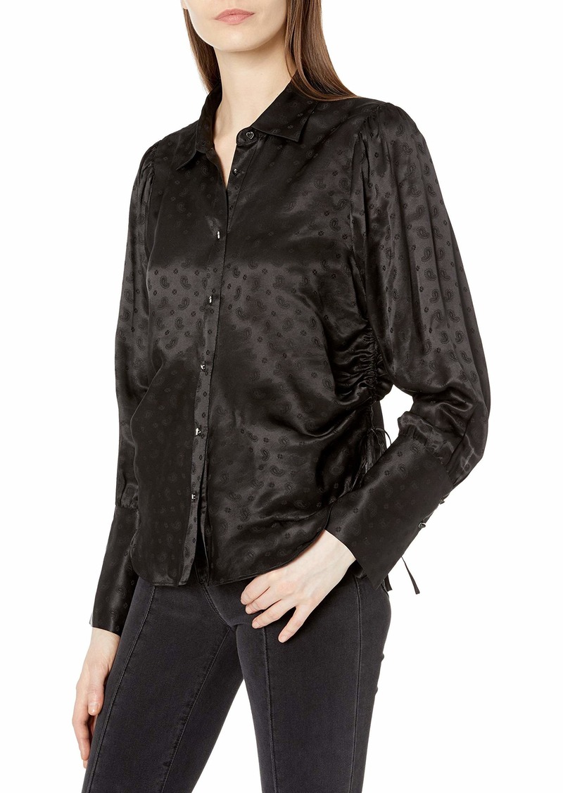 The Kooples Button-Down Blouse with Oversized Fit
