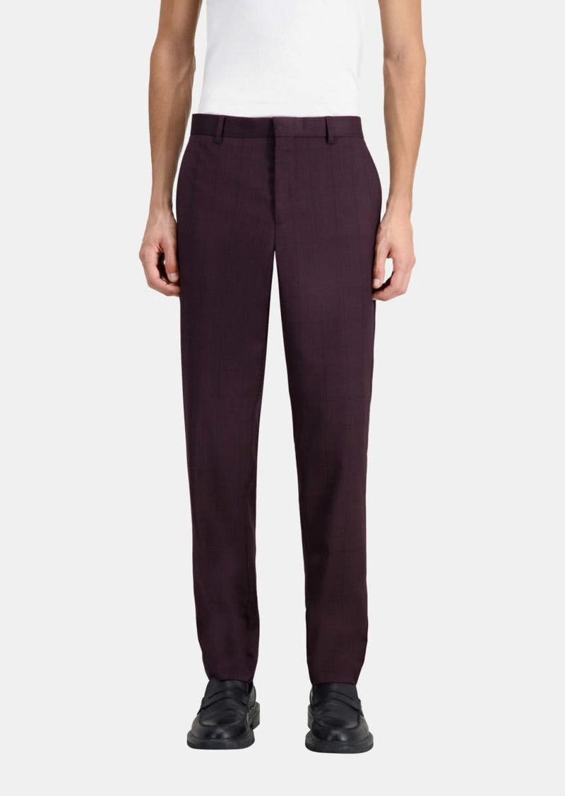 The Kooples Checked Wool Suit Trousers