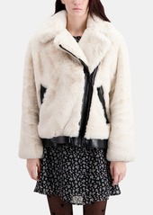 The Kooples Faux Fur Bomber Jacket