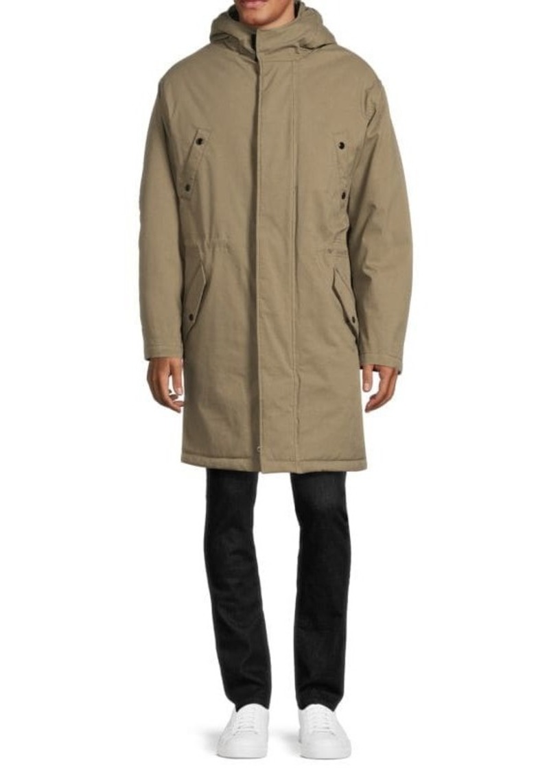 The Kooples Faux Fur Lined Hooded Parka