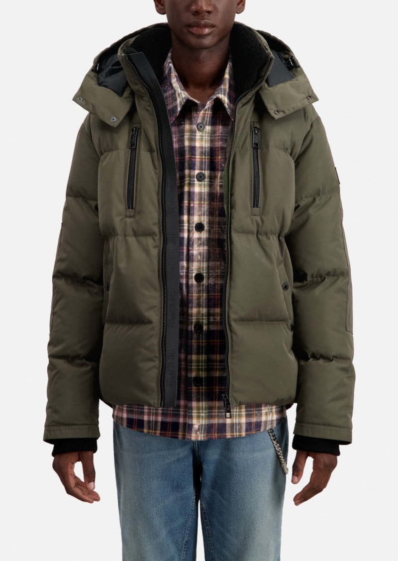 The Kooples Hooded Puffer Jacket