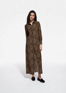 The Kooples Long Print Silk Dress