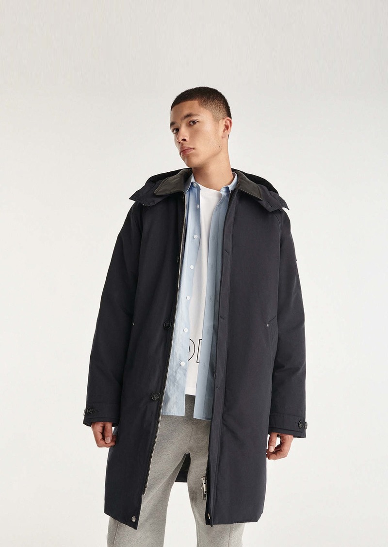 The Kooples Parka With Leather Hood