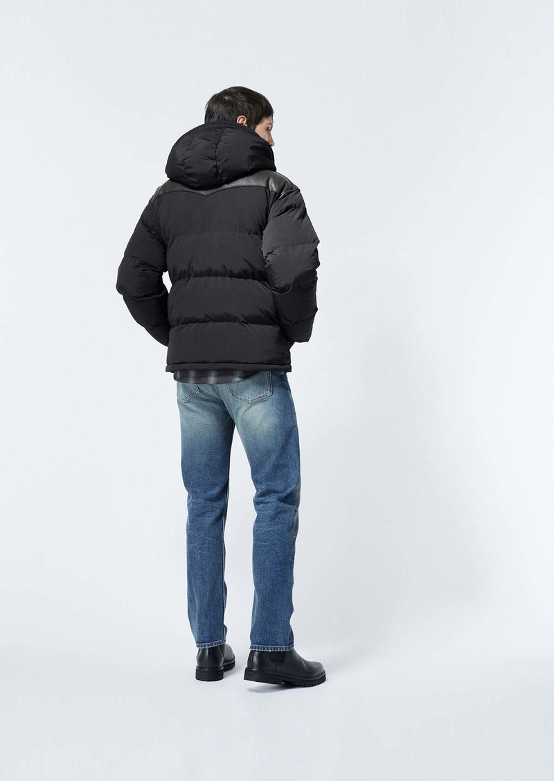 The Kooples Quilted Puffer Jacket With Western Detail