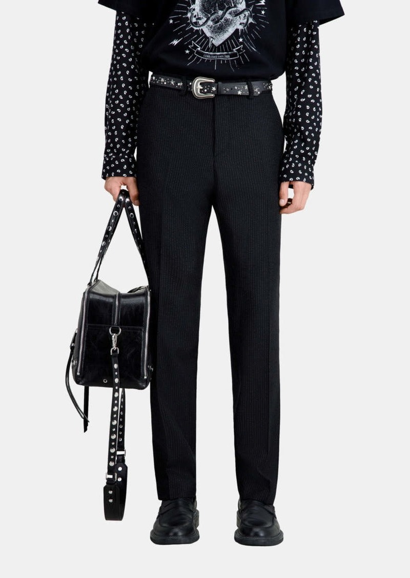 The Kooples Striped Suit Trousers