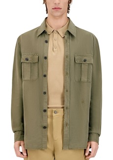 The Kooples Button Front Military Shirt