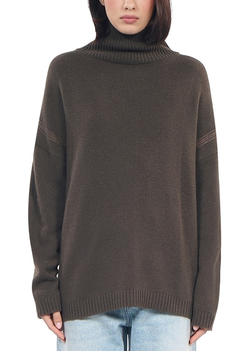 The Kooples Cashmere Blend Funnel Neck Sweater