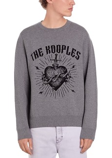The Kooples Crewneck Graphic Sweater