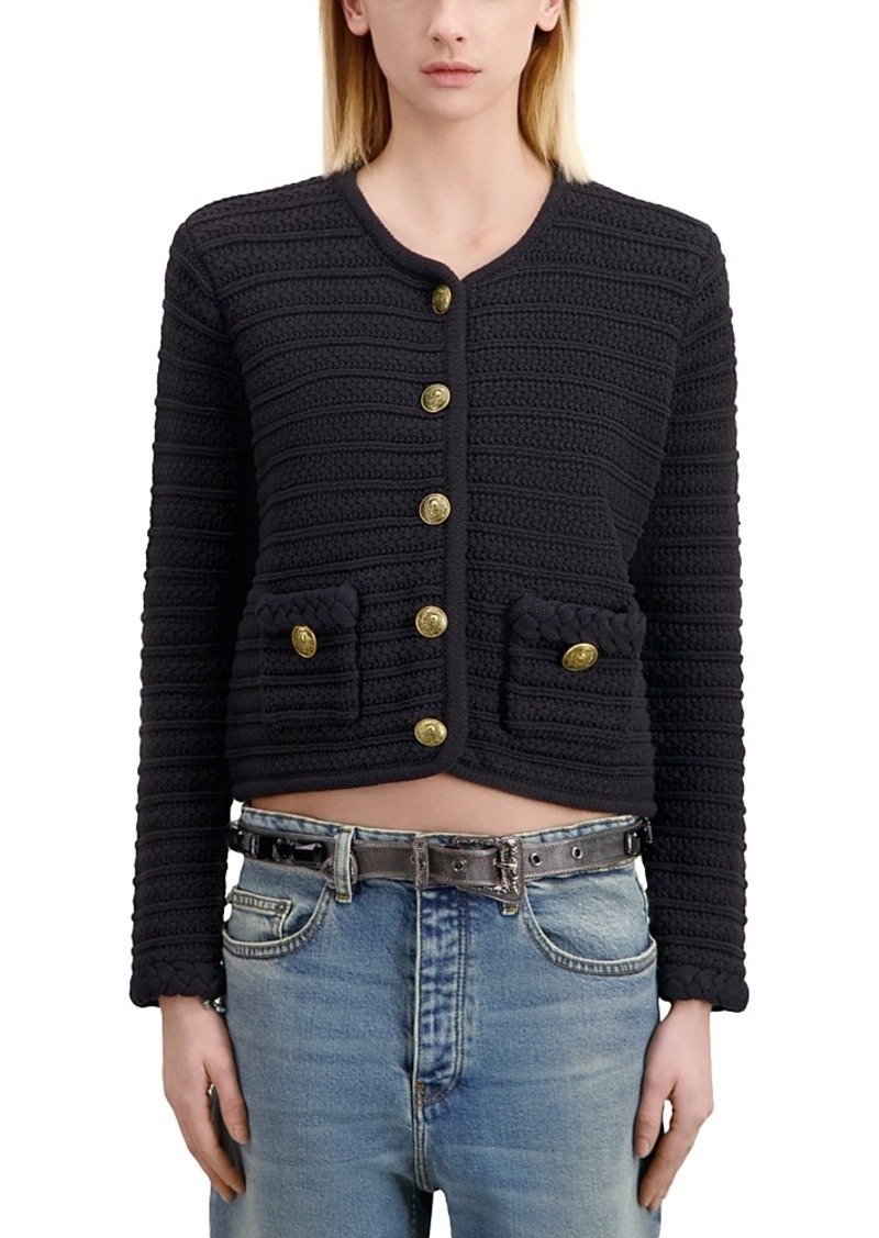 The Kooples Cropped Cardigan