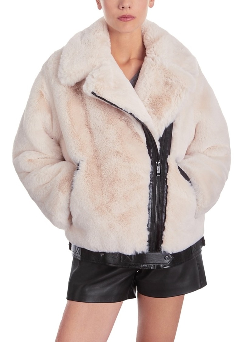 The Kooples Faux Fur Coat