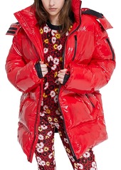 The Kooples Glossy Puffer Coat