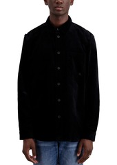 The Kooples Hill Velvet Straight Fit Shirt