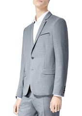 The Kooples Houndstooth Wool Blazer