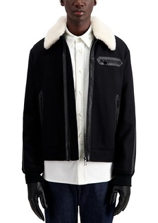The Kooples Jacket with Removable Fur Collar