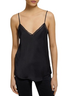 The Kooples Lace Trim Cami Top