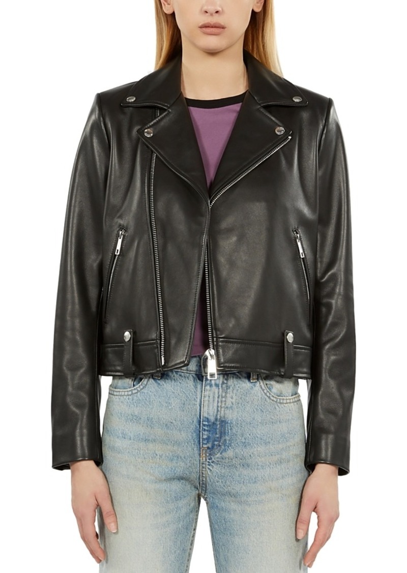 The Kooples Leather Moto Jacket