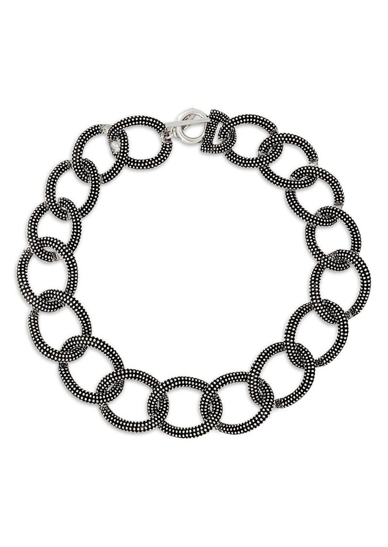 The Kooples Linked Chain Toggle Necklace, 21.6