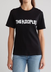The Kooples Logo Cotton Jersey T-Shirt in Black at Nordstrom Rack