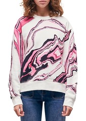 The Kooples Marble Print Sweatshirt