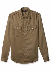 The Kooples Relaxed Button-Down Shirt in A Japanese Fabric